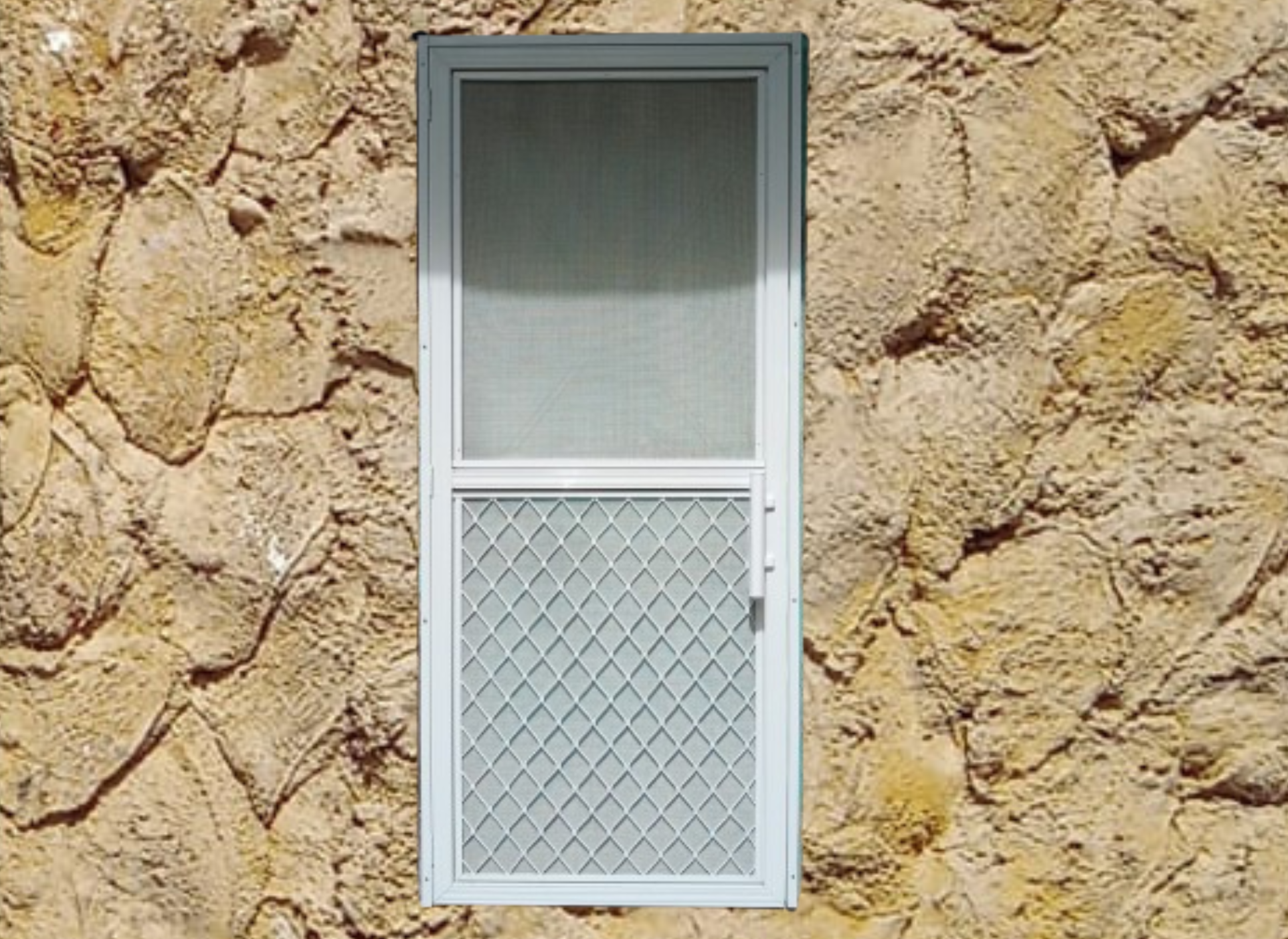 Immaculate White Screen Doors